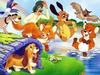 Wallpaper Rox et Rouky